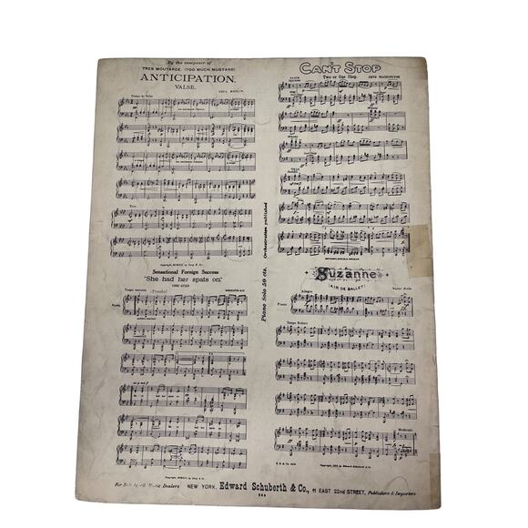 1911 Tres Moutarde Sheet Music One Step Two Step Tango Cecil Macklin - Picture 8 of 10